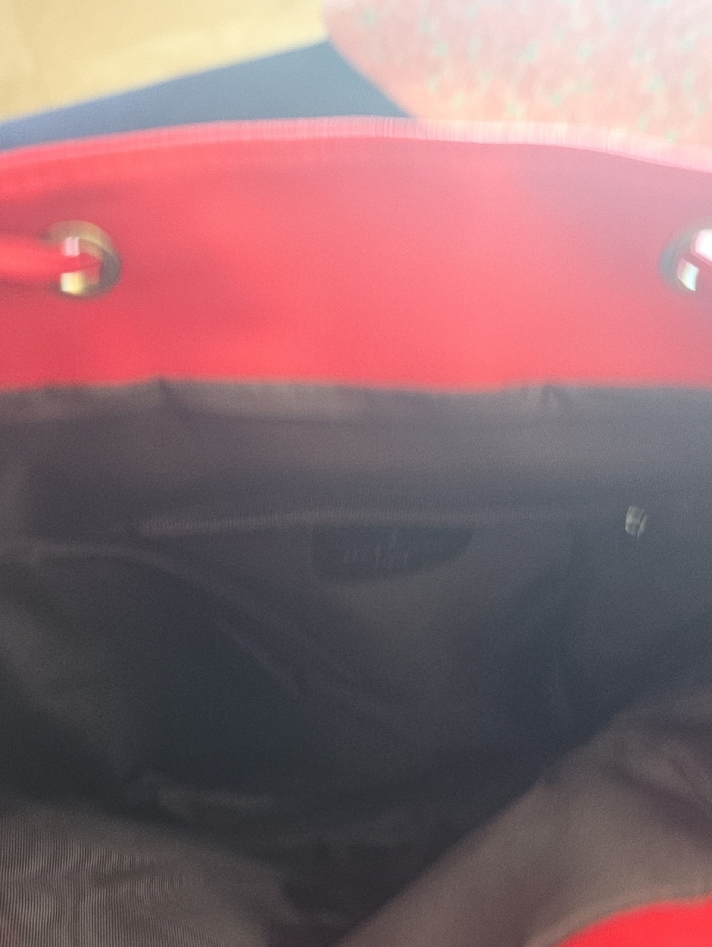 Red Drawstring Backpack - Picture 4 of 5